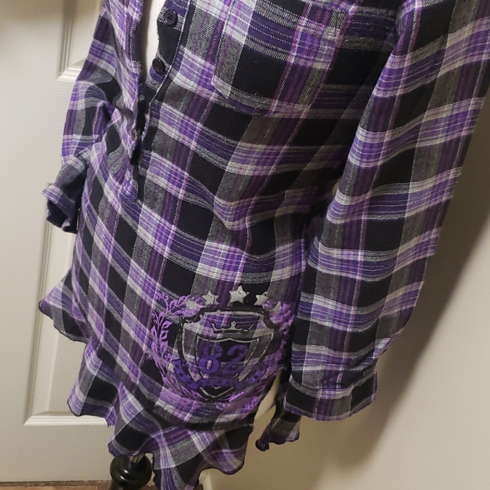 🌻 G21 Flannel Pajama Dress. - Picture 2 of 3